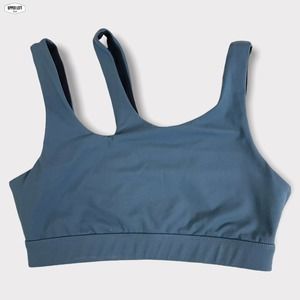 P’tula Iliana Triple/3 Strap Sports Bra Steel Blue/Gray Size Small